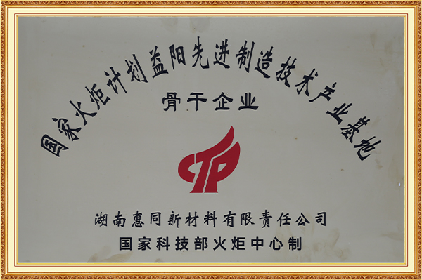 國家火炬計劃益陽先進制造技術(shù)產(chǎn)業(yè)基地骨干企業(yè)